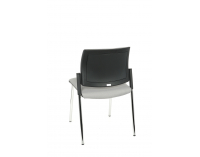 Konferenčná stolička Steny - sivá (Kosma 05) / čierna / chróm