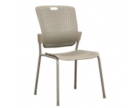 Stohovateľná stolička Nergis - sivá