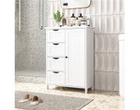 Jednodverová skrinka Stormi - biela