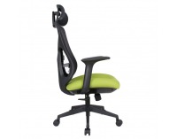 Kancelárske kreslo Sulivan - zelená / čierna