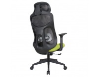 Kancelárske kreslo Sulivan - zelená / čierna