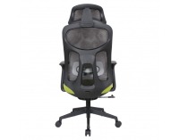 Kancelárske kreslo Sulivan - zelená / čierna
