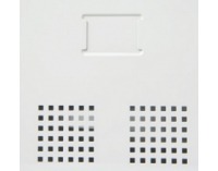 Kovová šatňová skriňa s dvoma komorami SUP E400-02 - svetlosivá