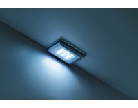 Obývacia stena s osvetlením Switch - biela / biely lesk