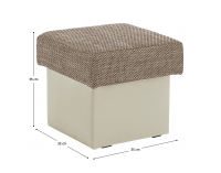 Taburetka T1 - cappuccino / béžová