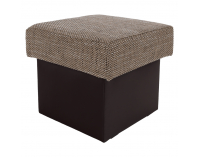 Taburetka T1 - cappuccino / tmavohnedá