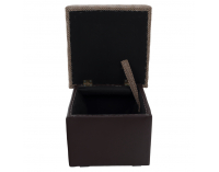 Taburetka T1 - cappuccino / tmavohnedá