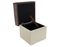 Taburetka T1 - hnedá / béžová