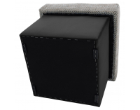 Taburetka T1 - sivá / čierna