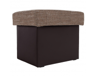 Taburetka T2 - cappuccino / tmavohnedá