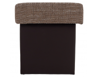 Taburetka T2 - cappuccino / tmavohnedá