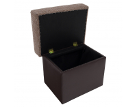 Taburetka T2 - cappuccino / tmavohnedá