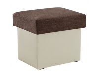 Taburetka T2 - hnedá / béžová