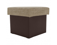 Taburetka T3 - cappuccino / tmavohnedá