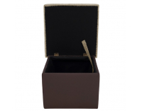 Taburetka T3 - cappuccino / tmavohnedá