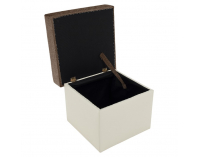 Taburetka T3 - hnedá / béžová