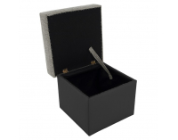 Taburetka T3 - sivá / čierna