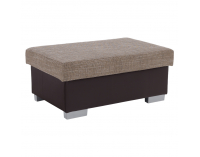 Taburetka T4 - cappuccino / tmavohnedá