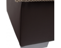 Taburetka T4 - cappuccino / tmavohnedá