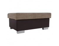 Taburetka T4 - cappuccino / tmavohnedá