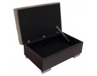 Taburetka T4 - cappuccino / tmavohnedá