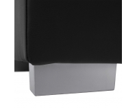 Taburetka T4 - sivá (Berlin 01) / čierna (Soft 11)