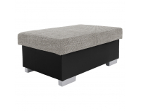 Taburetka T4 - sivá (Berlin 01) / čierna (Soft 11)