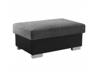 Taburetka T4 - sivá (Sawana 05) / čierna (Soft 11)