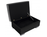 Taburetka T4 - sivá (Sawana 05) / čierna (Soft 11)