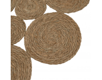 Okrúhly koberec Taban 120 cm - prírodná