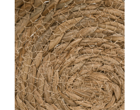 Okrúhly koberec Taban 120 cm - prírodná