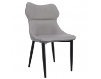 Jedálenská stolička Tabita - svetlosivá / tmavosivá