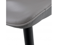 Jedálenská stolička Tabita - svetlosivá / tmavosivá