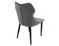 Jedálenská stolička Tabita - svetlosivá / tmavosivá