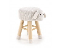 Taburetka Dolly 2 - krémová / prírodná