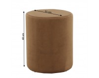 Taburetka Neli - hnedá