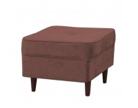 Taburetka Rufino - ružová / orech