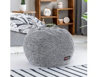 Taburetka (sedací vak) Hanord - čierna / biela