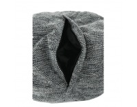 Taburetka (sedací vak) Hanord - čierna / biela