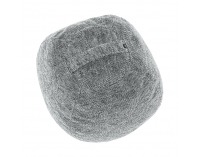 Taburetka (sedací vak) Hanord - čierna / biela