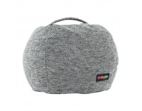 Taburetka (sedací vak) Hanord - čierna / biela