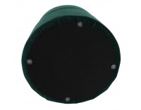 Taburetka Vizel - smaragdová / zlatá