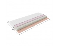 Penový matrac Tamio 80x200 cm - biela
