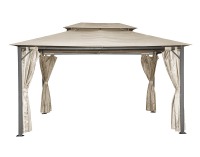 Záhradný altánok Tarsia 400x300 cm - béžová