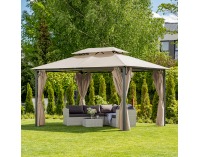 Záhradný altánok Tarsia 400x300 cm - béžová