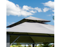 Záhradný altánok Tarsia 400x300 cm - grafit