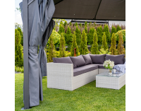 Záhradný altánok Tarsia 400x300 cm - grafit