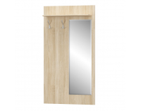 Vešiakový panel so zrkadlom Tavir H - dub sonoma
