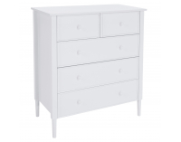 Zásuvková komoda Teana - biela