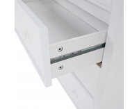 Zásuvková komoda Teana - biela